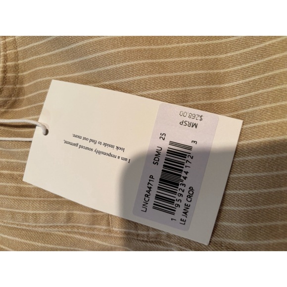 SALE FRAME LE JANE CROP HIGH RISE JEAN - Picture 7 of 10